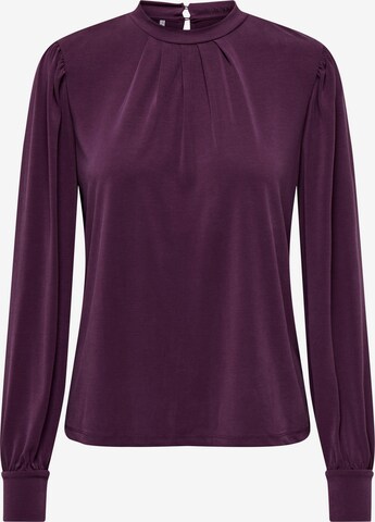 ONLY - Camisa 'FREE' em roxo: frente