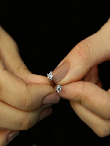 EinStein Diamant Ohrringe‌‌ in Silber