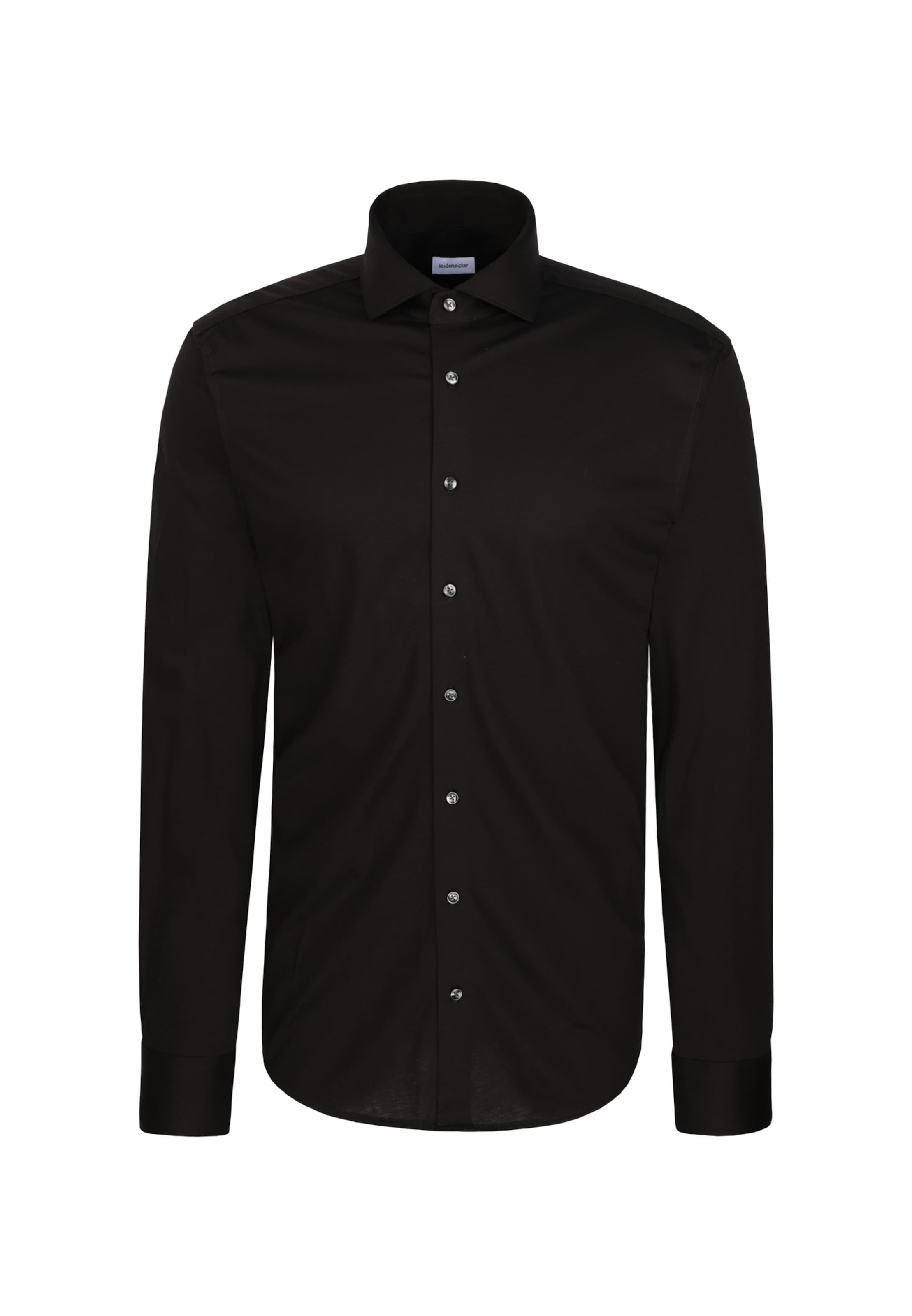 SEIDENSTICKER Chemise business en 38 en noir, Vue avec produit