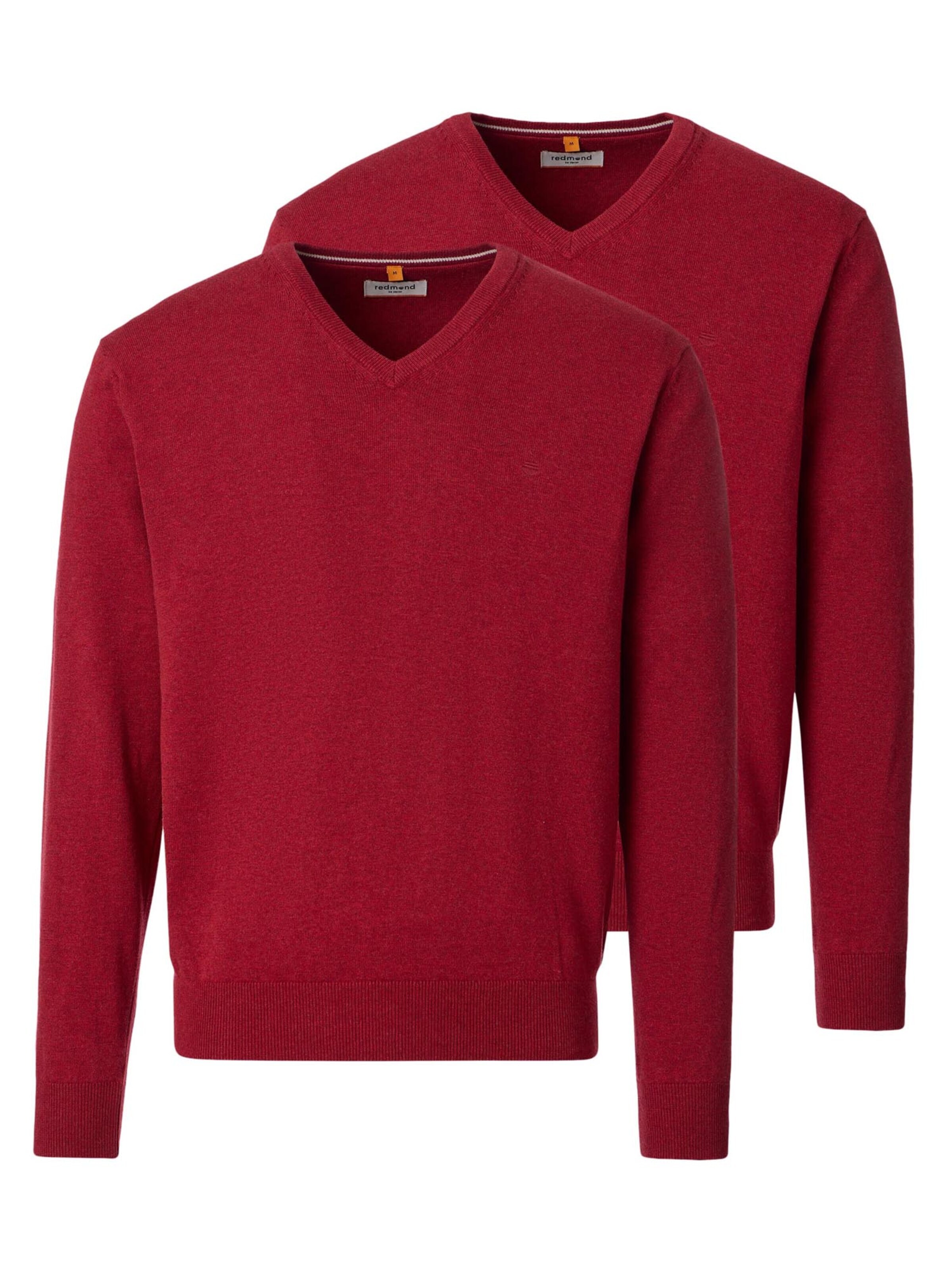 redmond Sweater 'Basic' in Red: front