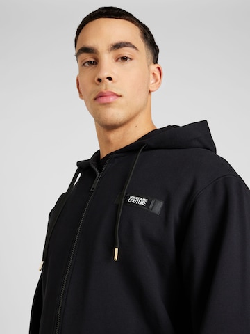 Versace Jeans Couture Zip-Up Hoodie '76UP301B' in Black