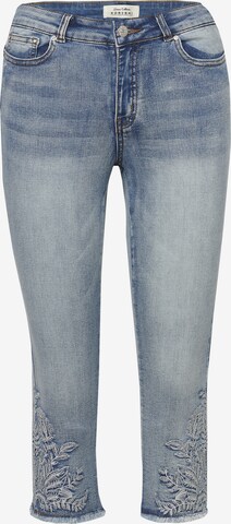 KOROSHI Skinny Jeans in Blue: front