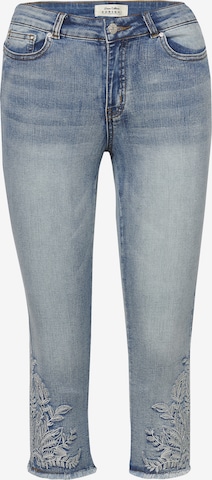 KOROSHI Skinny Jeans in Blauw: voorkant
