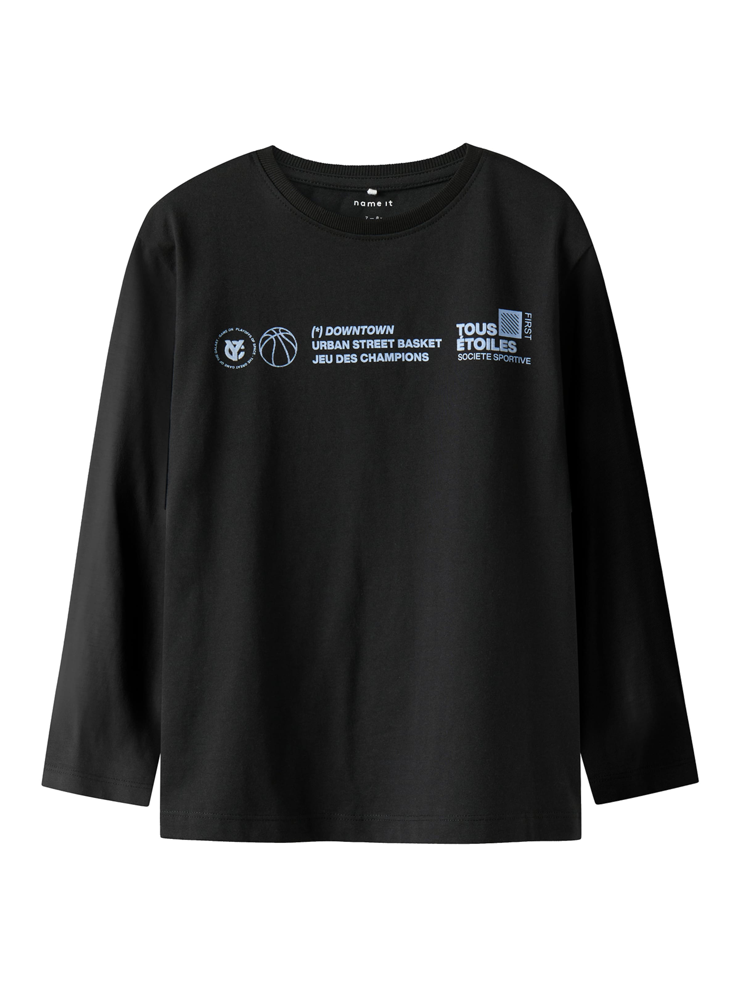 NAME IT Μπλουζάκι &#x27;NKMRAMSEY&#x27; σε μαύρο: μπροστά