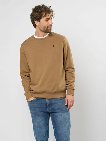 MCS Sweatshirt 'Skyler' i brun: forside