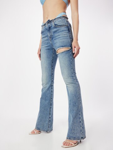 Miss Sixty Flared Jeans in Blue: front