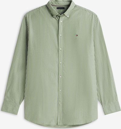 Marškiniai iš Tommy Hilfiger Big & Tall, spalva – šviesiai žalia / balta, Prekių apžvalga