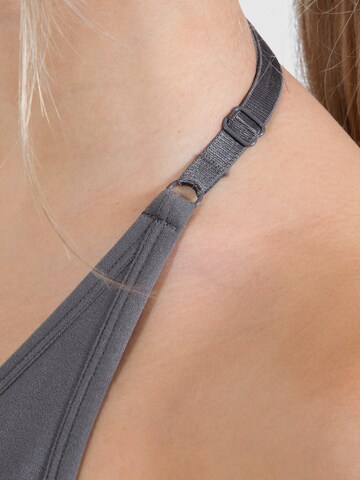Smilodox Bralette Sports bra 'Silvia' in Grey