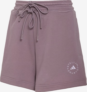 ADIDAS BY STELLA MCCARTNEY Loosefit Sportshorts 'Truecasuals' in Lila: Vorderseite