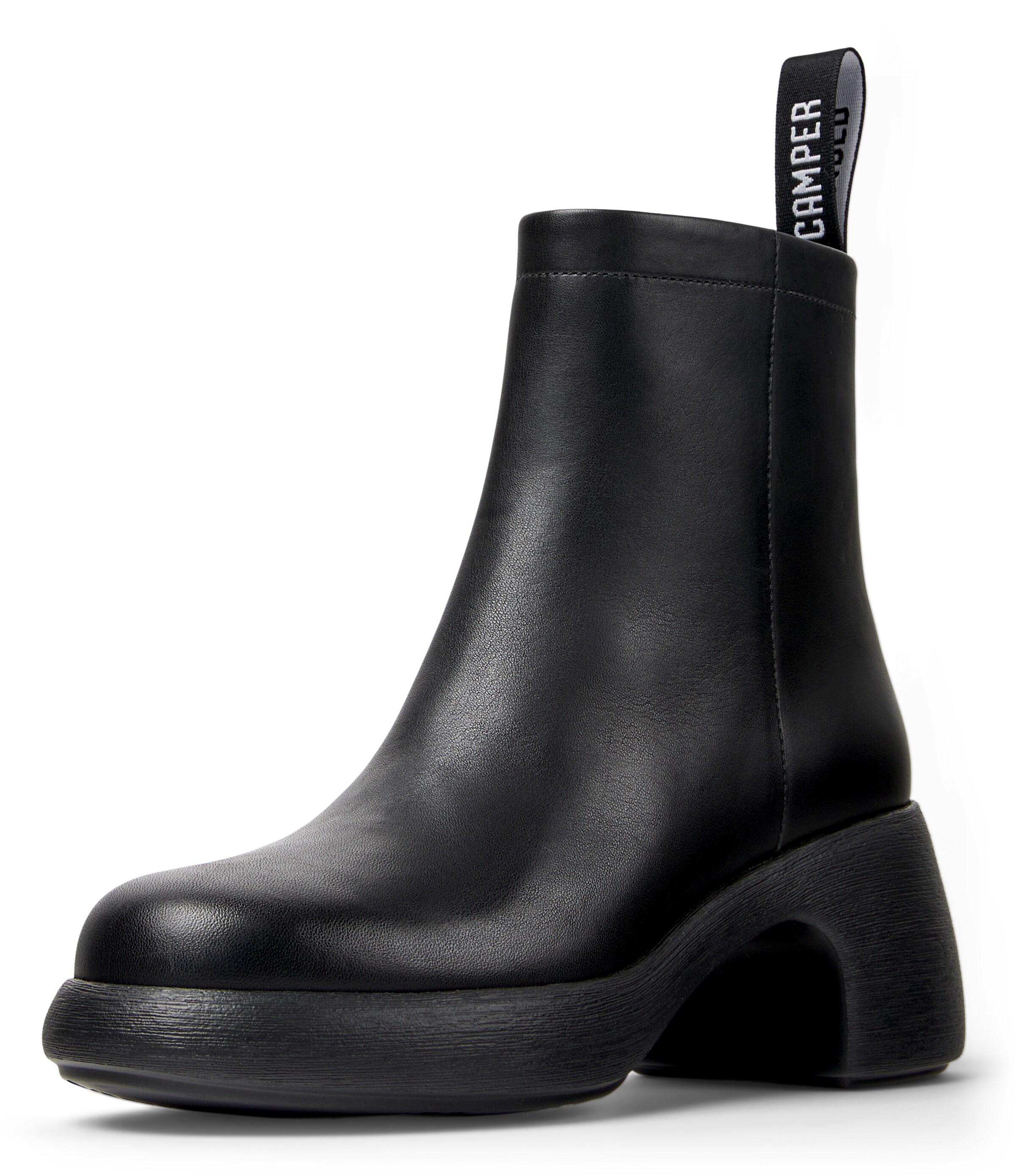 CAMPER Enkellaarsje in Zwart