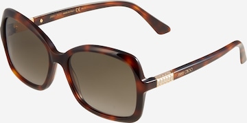 JIMMY CHOO - Gafas de sol 'BETT' en marrón: frente