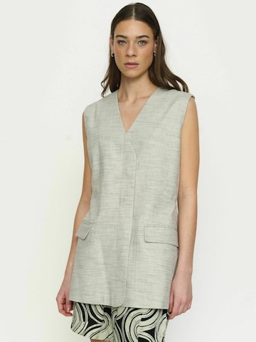Soft Rebels Vest ' SRElliey ' in Grau: Vorderseite