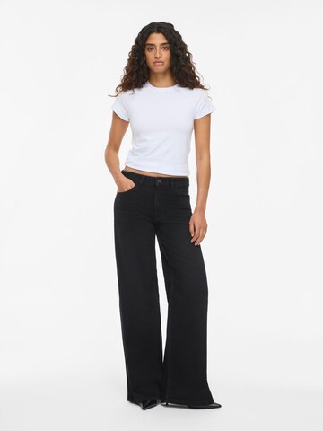 Noisy may Wide leg Jeans 'NMKenzie' i svart