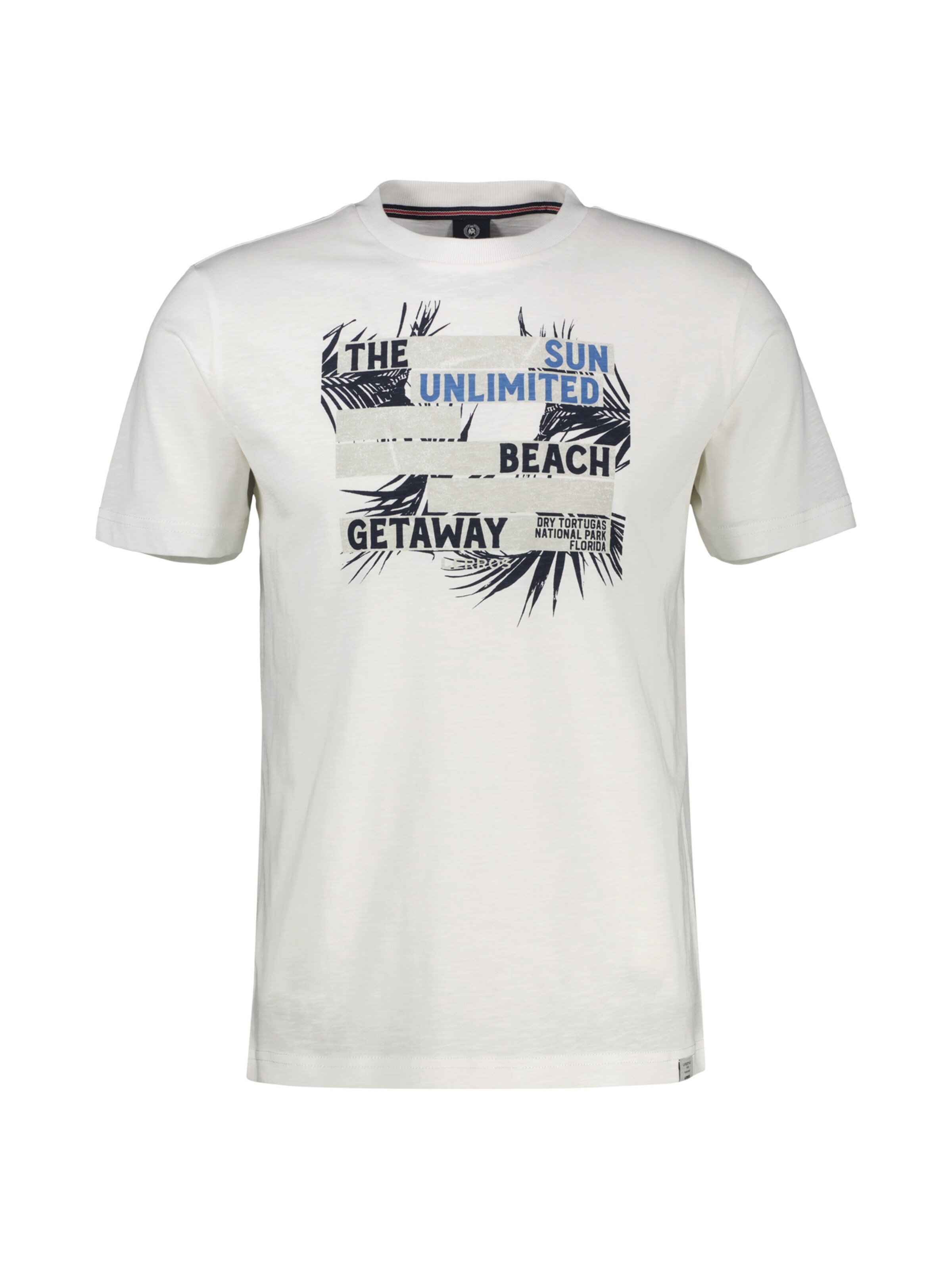 T-Shirt LERROS en blanc : devant