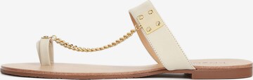 Kazar Pantoletter i beige: forside