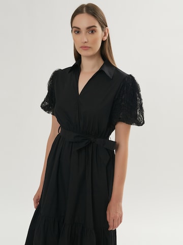 Robe-chemise Influencer en noir