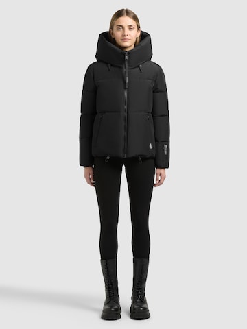Veste d’hiver 'Audrey2 Matt' khujo en noir
