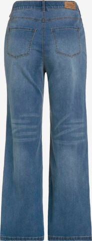 Ulla Popken Wide Leg Jeans in Blau