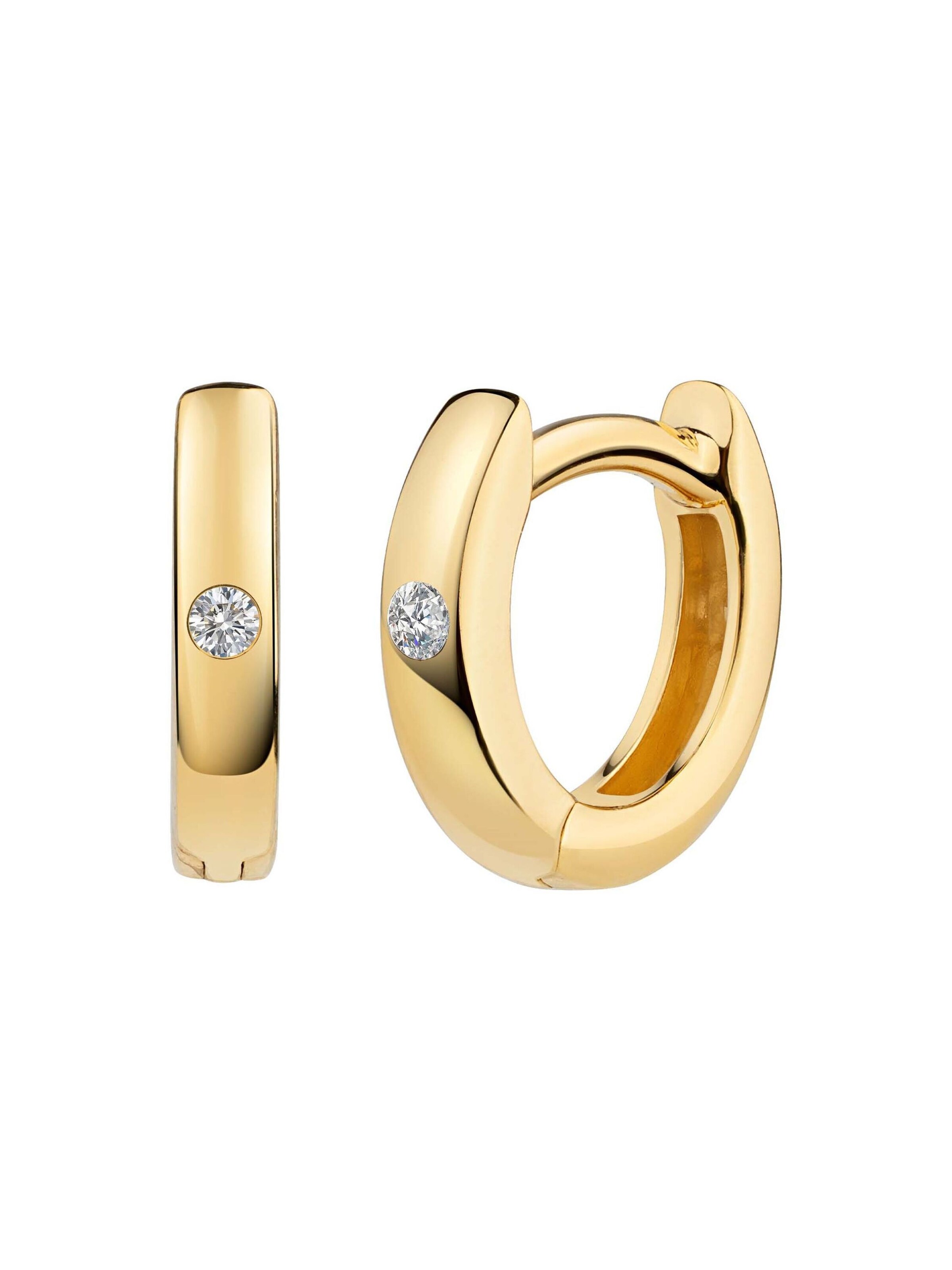 Boucles d'oreilles caï en jaune : devant