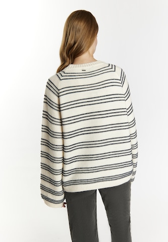 Pull-over 'Altiplano' DreiMaster Vintage en blanc