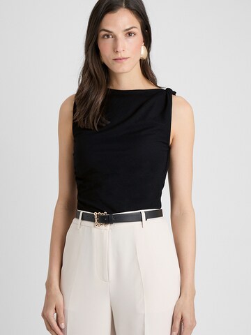 Top 'Edina' di Guido Maria Kretschmer Women in nero: frontale