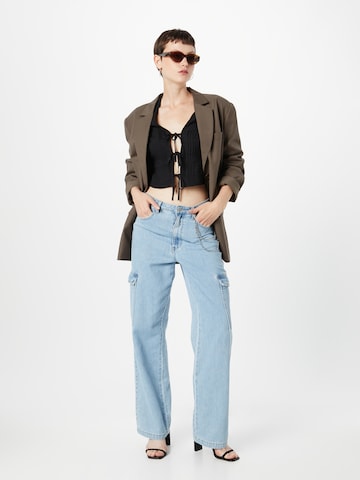 TOPSHOP Blúz - fekete