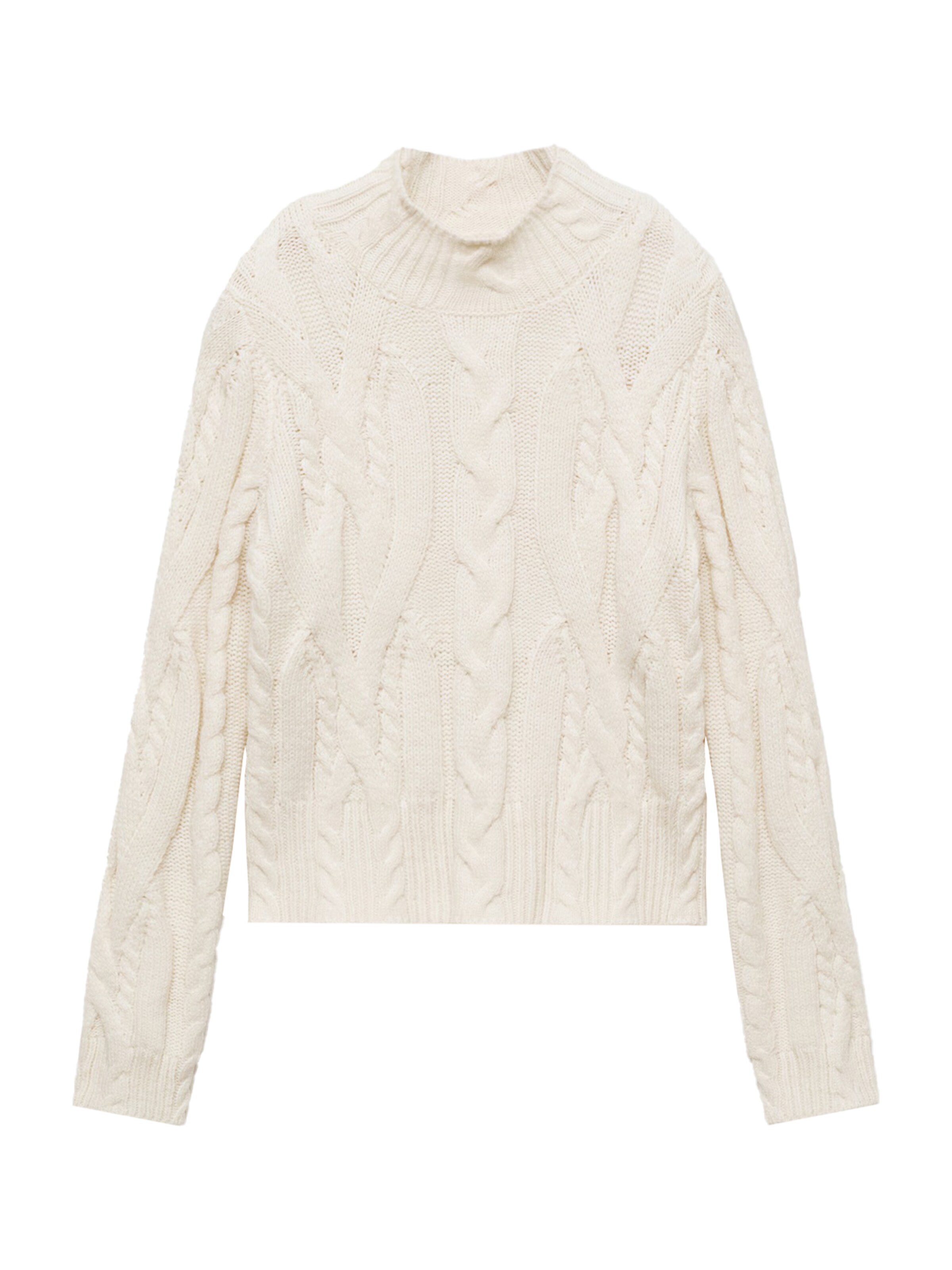 MANGO Trui in Beige: voorkant