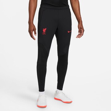 NIKE Tapered Sports trousers 'FC Liverpool ' in Black: front