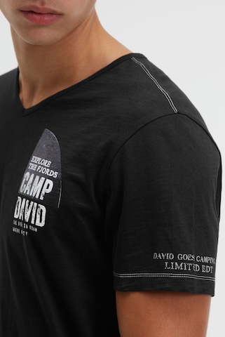 CAMP DAVID Shirt in Black