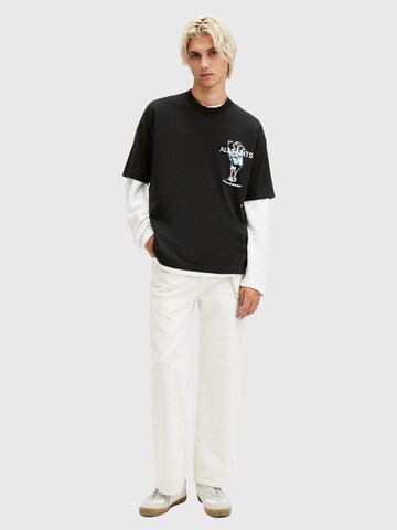 AllSaints Shirt 'UNDERGANG' in Black