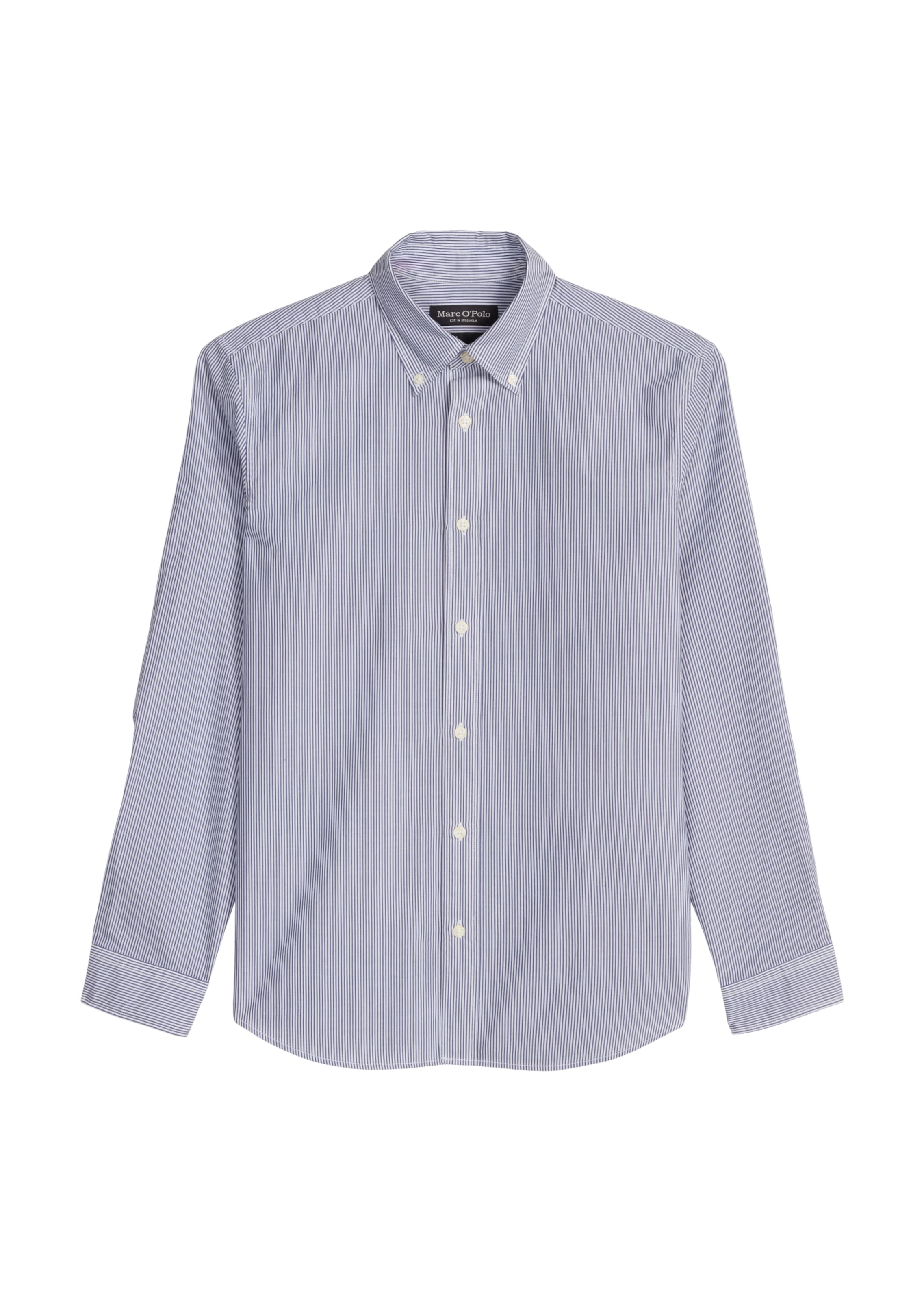 Marc O'Polo Regular Fit Hemd in Blau: Vorderseite