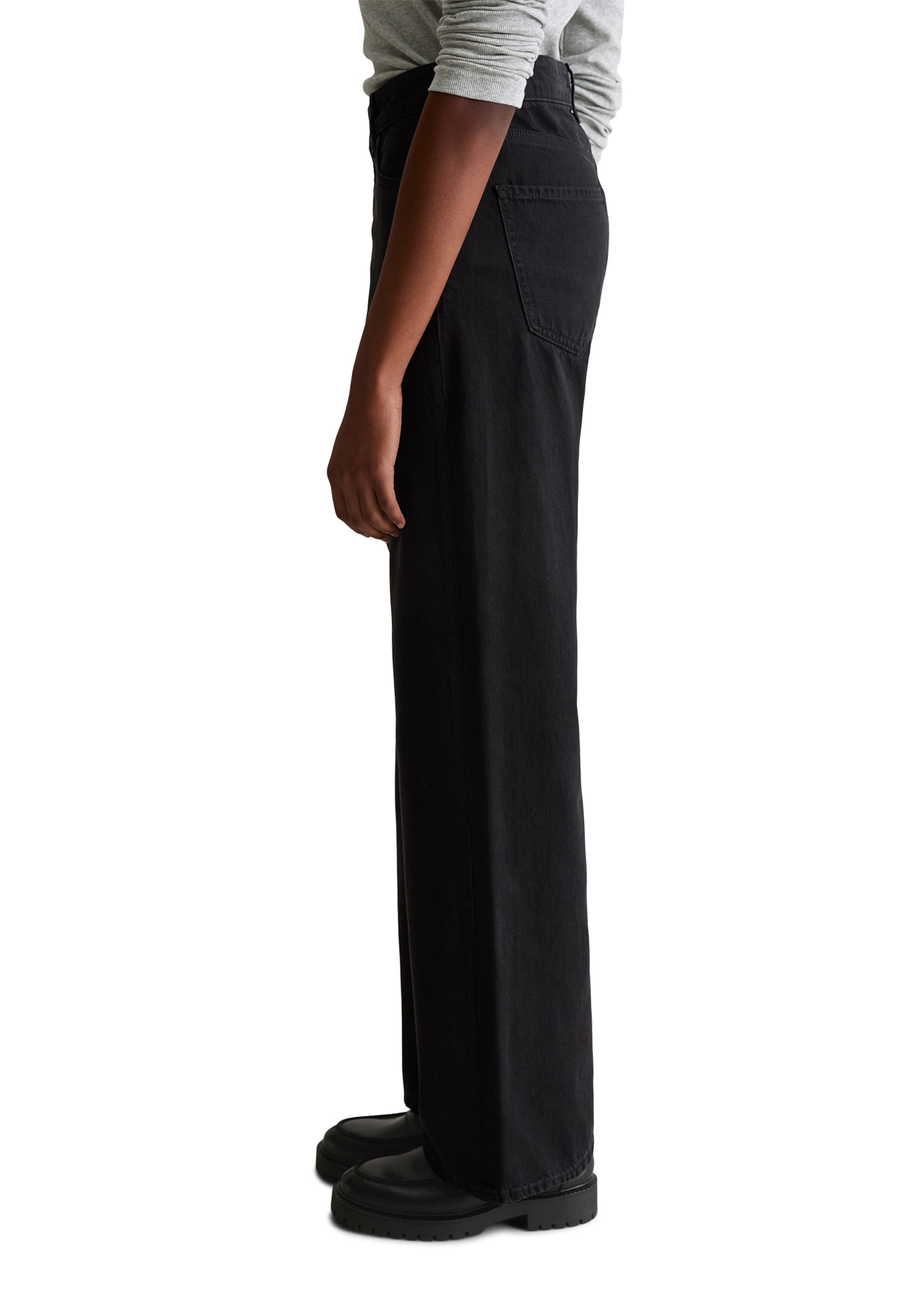 Wide Leg Jean 'Tomma' Marc O'Polo DENIM en noir