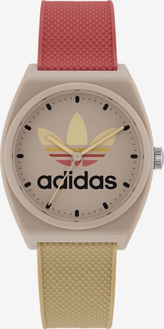 ADIDAS ORIGINALS Analog Watch ' PROJECT TWO ' in Beige: front