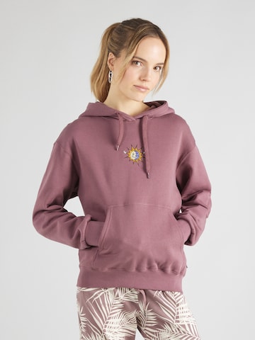Iriedaily Sweatshirt 'Ying Sun' in Purple: front
