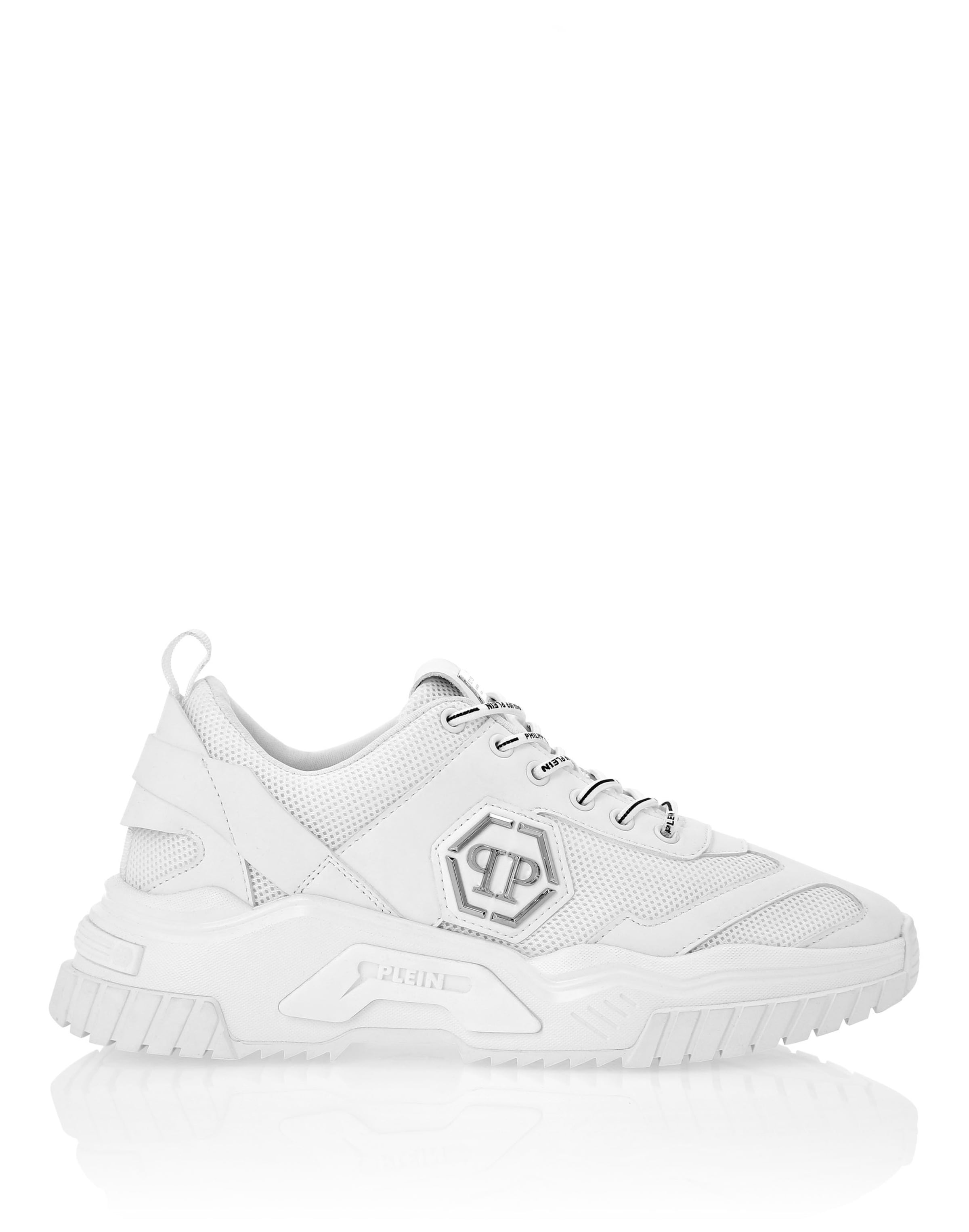 Philipp Plein Platform trainers 'Predator' in White