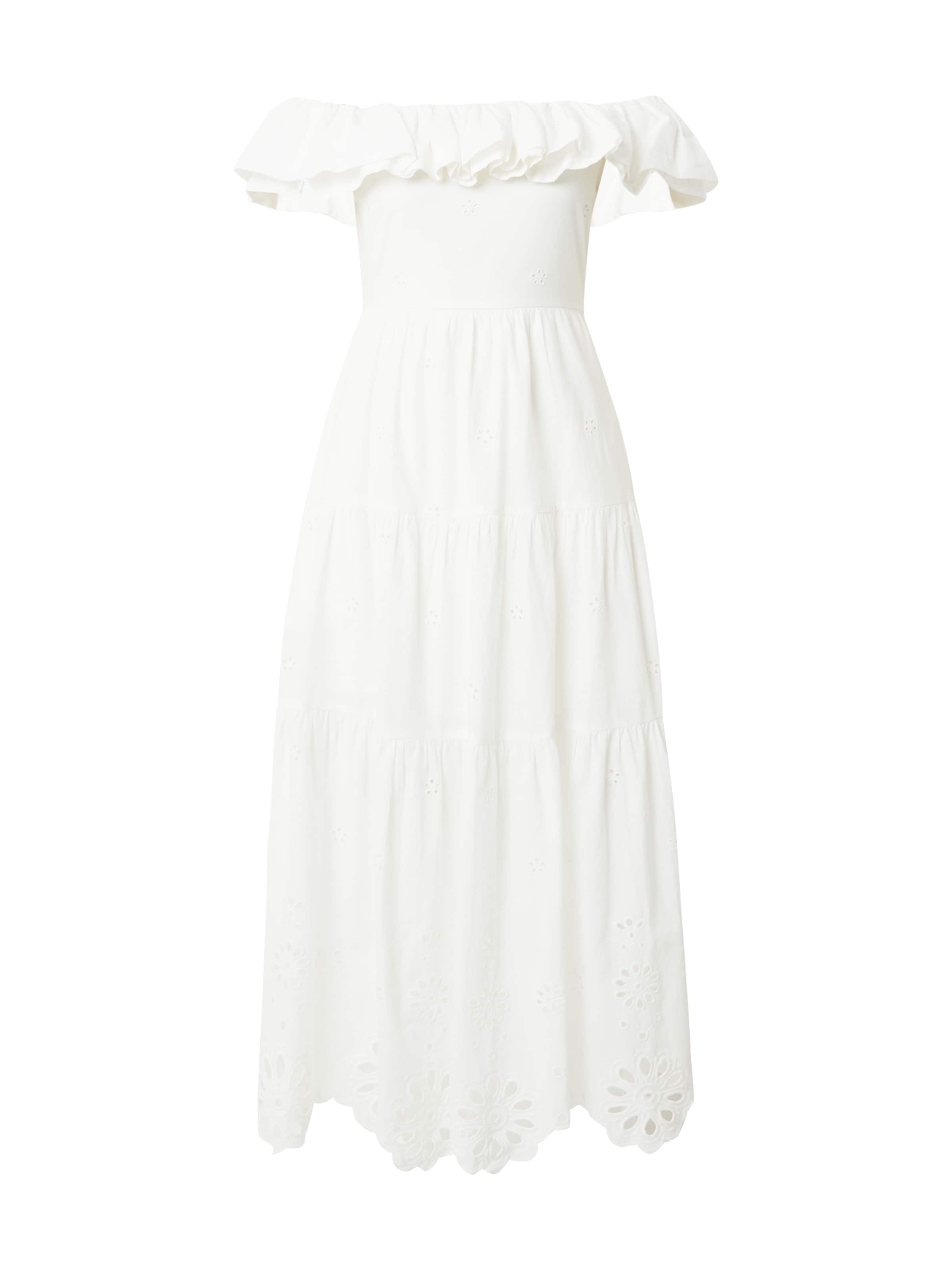 ABOUT YOU x Iconic by Tatiana Kucharova Šaty 'Fanny' - Biela: predná strana