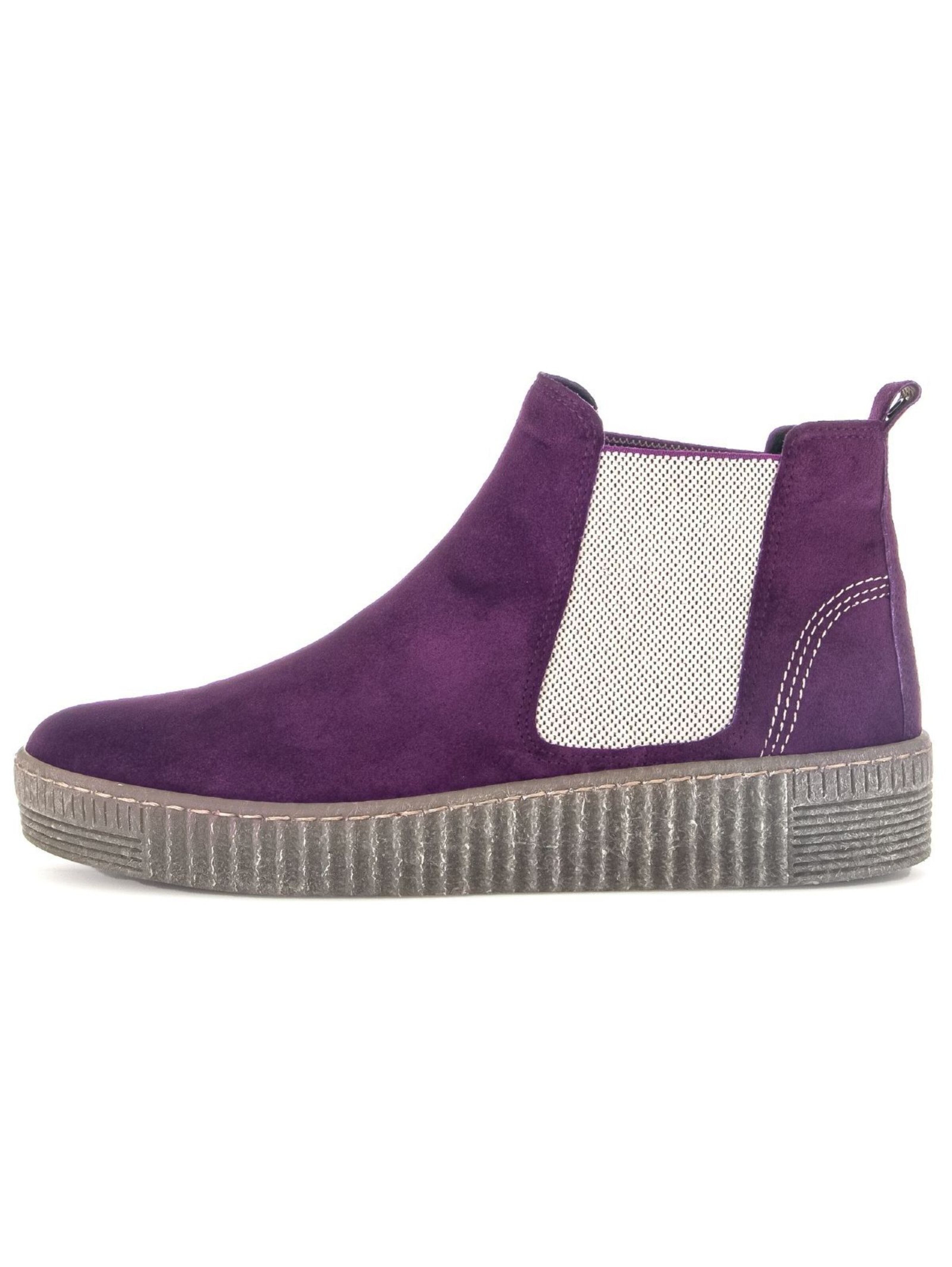 GABOR Chelsea boots in Lila