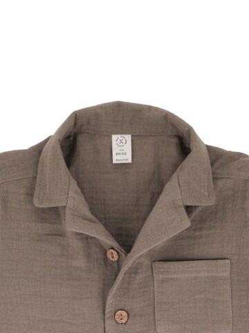 MAXIMO Regular fit Button Up Shirt in Brown