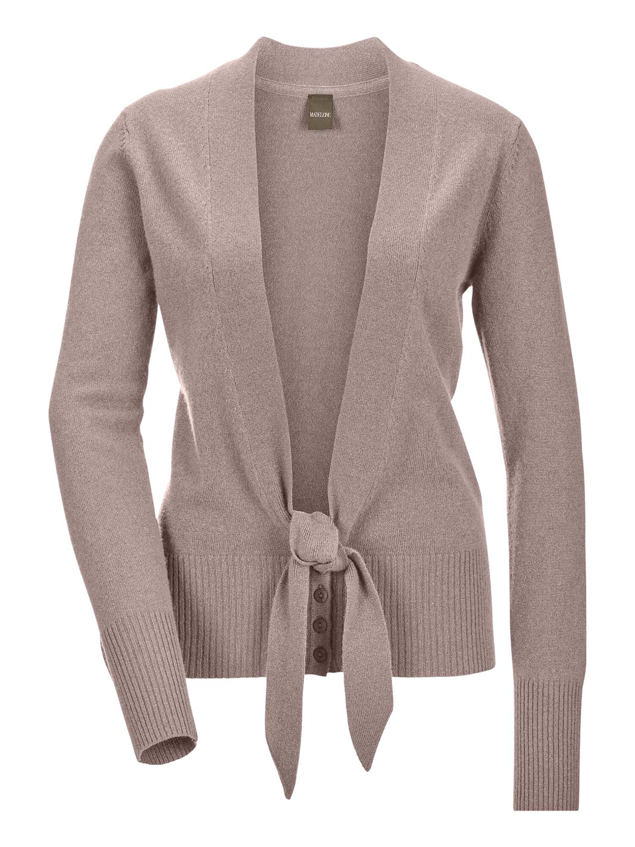 MADELEINE Strickjacke in Pink: Vorderseite