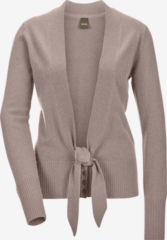 Cardigan MADELEINE en rose : devant