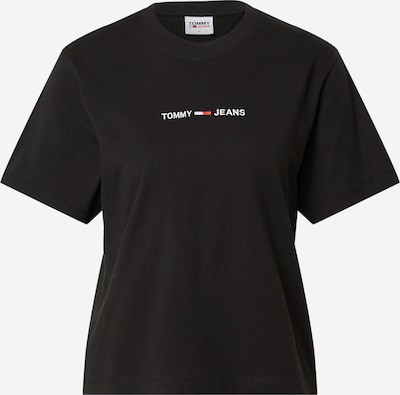 Tommy Jeans T-shirt en bleu foncé / rouge / noir / blanc, Vue avec produit