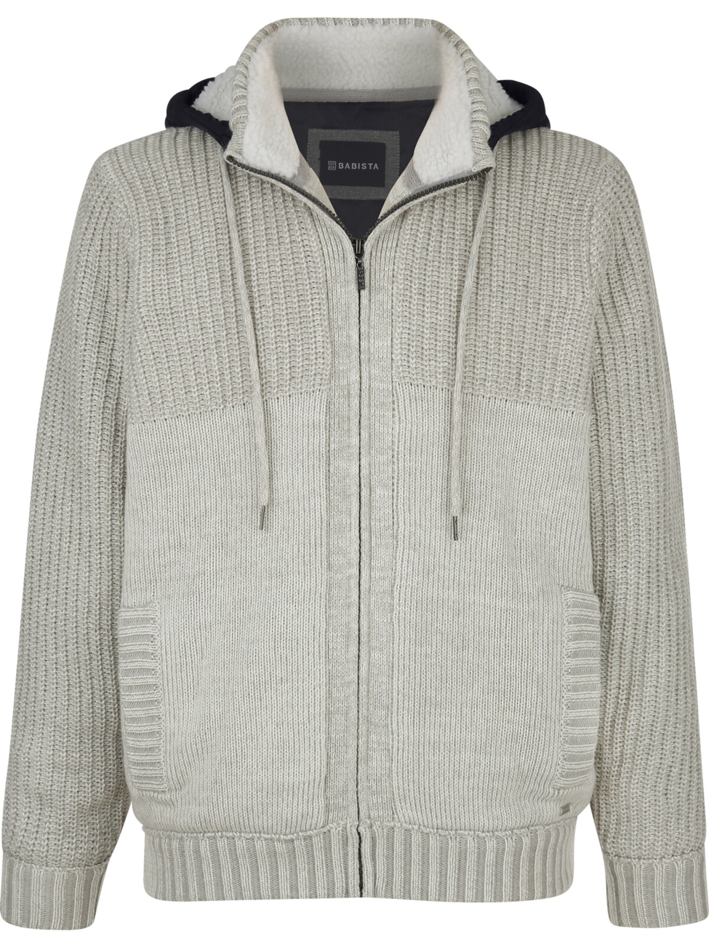 BABISTA Strickjacke 'Rivanetto' in Grau: Vorderseite