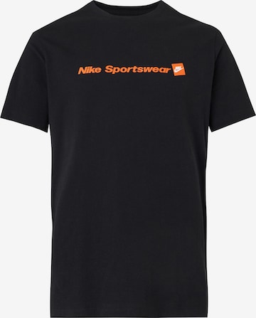 juoda Nike Sportswear Marškinėliai 'STD': priekis
