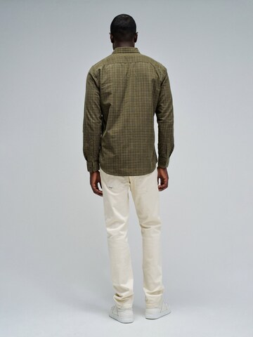 Salsa Jeans Regular fit Overhemd in Groen