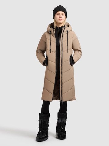 khujo Wintermantel 'Aribay4 Light-YM' in Beige