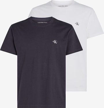 Calvin Klein Jeans Tričko – šedá: přední strana