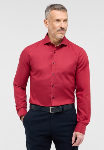 ETERNA Slim fit Zakelijk overhemd in Rood: voorkant