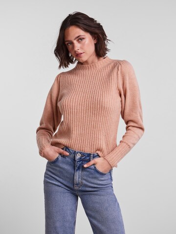 Pullover 'Ana' di PIECES in beige: frontale