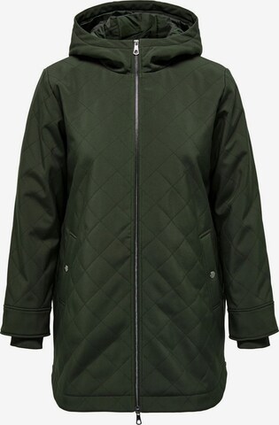 Veste mi-saison ONLY Carmakoma en vert : devant