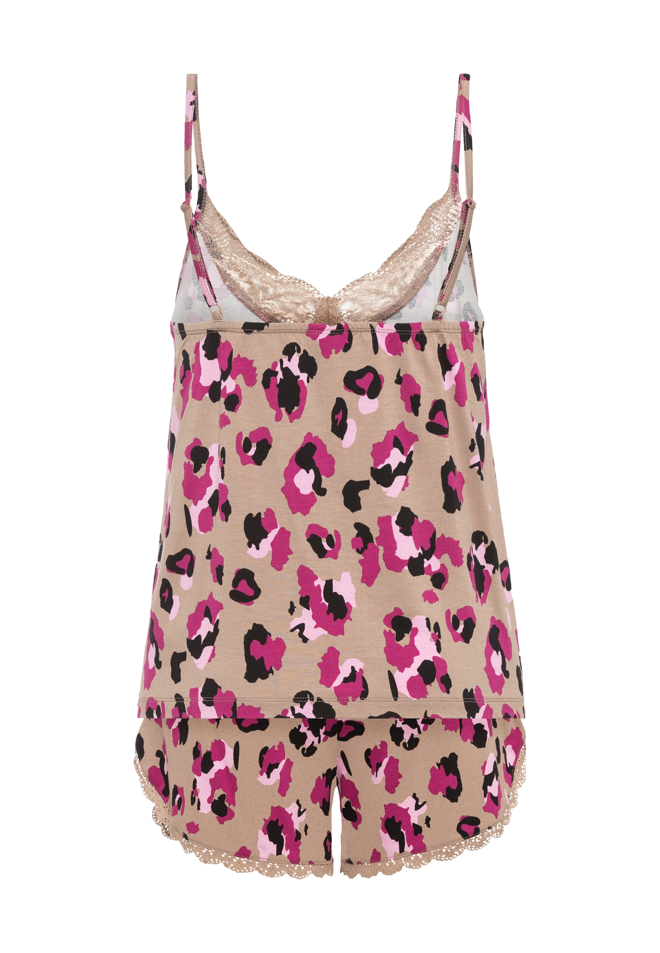 LASCANA regular Σορτσάκι 'Lovly Nights' σε ροζ: πίσω